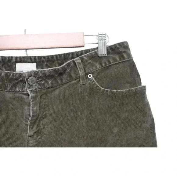 J. Jill Dark Green Corduroy Straight Leg Pants - Picture 6 of 14